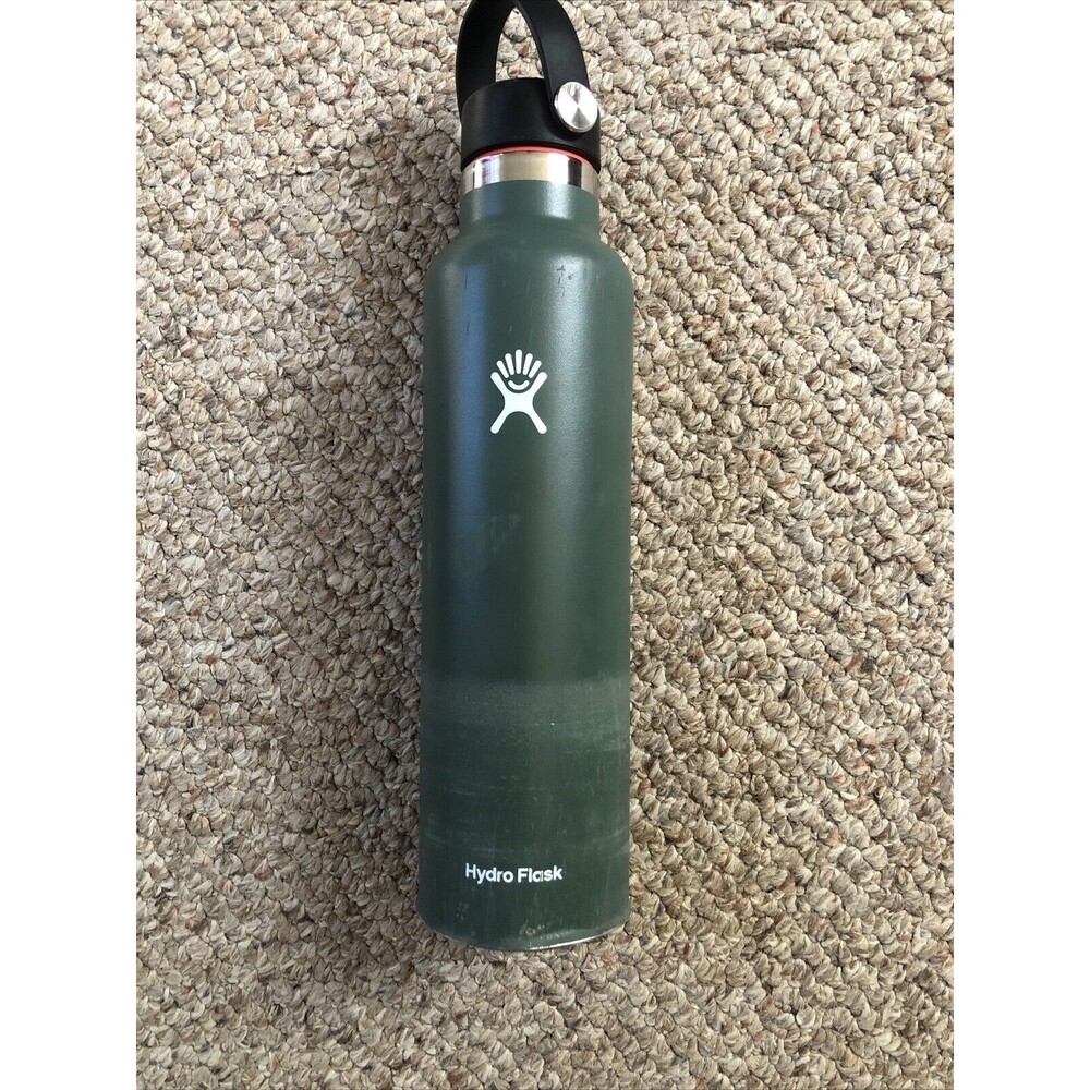 Hydro Flask 24oz Standard Mouth Insulated Water Bottle with Handle Lid UMass Eng